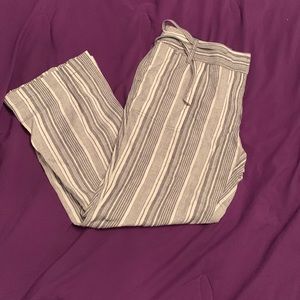 Talbots NWT stripped pants size 14W